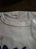 策息短袖T恤男宽松舒适青年上衣半袖情侣圆领五分袖学生打底衫白色t恤 纸飞机黑色+GF白色 L-建议100-110斤左右 实拍图