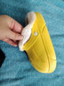 儿童棉拖鞋冬季加绒加厚可拆卸脚套防水防滑儿童男女可爱棉拖鞋 黄色【鸭子】 28.5 内长17cm，尺码偏小 实拍图