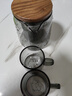 忆壶茶（YIHUTEA）玻璃茶壶泡茶家用耐高温单壶过滤泡茶神器办公室泡花茶壶茶具套装 【黑色款】壶+2杯 3件 实拍图