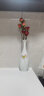 泥之恋景德镇陶瓷器花插花瓶手工影青小花瓶客厅博古架酒柜装饰家居摆件 荷花 实拍图