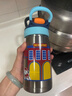contigo康迪克儿童学生保温杯吸管杯400ml消防车与狗HBC-GIZ264VP+ 实拍图