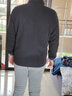 皮尔卡丹（pierre cardin）品牌摇粒绒男士外套春秋款立领夹克抓绒卫衣宽松外穿开衫冲锋上衣 加绒加厚摇粒绒灰色 3XL 实拍图