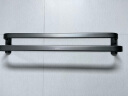 箭牌（ARROW） 太空铝卫生间置物架免打孔毛巾架挂件浴巾架洗手间浴室五金挂件 错位双杆毛巾架（枪灰色） 实拍图