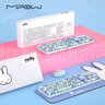 MIPOW MPC-006MF 米菲无线键盘鼠标套装 复古朋克笔记本键盘 办公键鼠套装 鼠标 电脑键盘 浅蓝+键鼠垫套装 实拍图