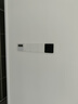西门子（SIEMENS）开关插座 四开单控 奶油风大面板开关  皓彩米绒白 实拍图