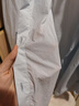 森马（Semir）长袖衬衫女中长款凉感防晒衣宽松叠穿纯色白衬衣109324105001 实拍图
