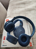 JBLTUNE520BT头戴式蓝牙无线耳机 通话降噪耳机耳麦 手机电脑笔记本耳机 蓝色 实拍图