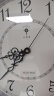 北极星（POLARIS）挂钟实木客厅时尚创意时钟简约现代挂表装饰38cm石英钟表9060环 实拍图