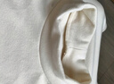 真维斯（JEANSWEST）长袖t恤打底衫女装秋冬季新款双面绒上衣服立领保暖衣纯色内搭女 米色 纯色 L 实拍图