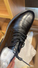 海澜之家HLA皮鞋男商务休闲秋冬正装德比鞋子HAAPXM4EBH268 黑色加绒款43 实拍图