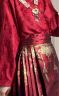 艾珠儿（Aizhuer）红色马面裙全套新中式连衣裙2024新款国风汉服女敬酒服订结婚套装 上衣+云背+织金马面裙 L 晒单实拍图