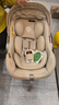 怡戈（Ekobebe）小元宝婴儿提篮式儿童安全座椅汽车用宝宝车载睡篮新生儿0-15个月 护脊版-奶油米【一篮三用】 实拍图