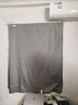杰诺瑞出租屋窗户全遮光遮挡防晒隔热遮阳布免打孔卧室魔术贴遮阳窗帘 灰【魔术贴免打孔+环保遮光布】 宽120*高150【单开1片】 实拍图