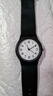 中高考考试专用手表男女中学生经典简约文艺复古韩版石英小黑白表 黑带白面 实拍图
