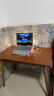 蔓斯菲尔（MSFE） 书桌书柜组合电脑桌台式写字桌家用办公桌子实木腿书桌椅组合 【升级款+单桌】100cm胡桃色 实拍图