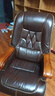 满誉老板椅子商务大班椅家用真皮办公电脑座椅靠背可躺升降总裁旋转椅 10轮咖啡色-头层牛皮 实木脚 实拍图