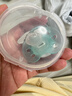 新安怡（AVENT）飞利浦新安怡安抚奶嘴进口硅胶2只装日用马卡龙蓝+夜用透气企鹅紫 实拍图