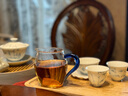 苏氏陶瓷（SUSHI CERAMICS）手绘画青竹羊脂玉瓷盖碗小套组非遗老师苏爱珍作品 实拍图