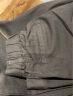 无印良品（MUJI）女式横竖弹力丝光斜纹轻便宽版裤(股下73cm)裤子长裤休闲裤 炭灰色 L (165/70A) 实拍图