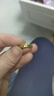 赛菲尔黄金戒指足金唯爱.ONE男女情侣固口金戒指对戒婚戒 男戒 18号约5.05克 实拍图