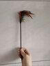 猫玩具 羽毛逗猫棒 弹性好耐用猫咪玩具 宠物猫咪钓鱼杆逗猫玩具 七彩羽毛逗猫棒【1个装】 实拍图