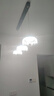 CASAGD中古升降床头水晶吊坠吊灯复古胡桃色过道灯法式触摸水滴小吊灯具 常规3头-三色变光 实拍图