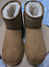 热风（Hotwind）加绒保暖雪地靴百搭女靴冬季简约百搭棉靴加绒短靴 02棕色 38 实拍图