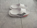 索康尼摇篮Cradle 2夏季新款运动拖鞋男女同款沙滩鞋防滑耐磨外穿凉拖鞋 白黑-2 【品牌专供色】 42.5 【尺码偏小，建议拍大一码】 实拍图