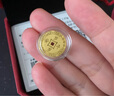 周大福 压岁钱岁岁平安 黄金金币(工费60)约1.05g EOF45 实拍图