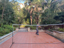 阿姆斯AMUSI羽毛球网架 便携式移动羽毛球架/网柱 4.1米家庭休闲 含球网 实拍图