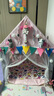 小斑鸠（little dove）儿童帐篷室内游戏屋/公主房城堡 粉色小屋(配套垫+实木杆+冰丝席) 实拍图