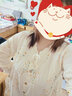 眠岛2024年秋季新款睡衣女纯棉纱布春秋全棉家居服大码夏季家居服 风车菊香草白 2XL (165-175cm 160斤左右) 实拍图