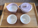 珐宝（staub）新中式茶具套装整套陶瓷家用办公泡茶壶喝茶杯功夫茶 旅行茶具套组 藕荷色 1件 实拍图
