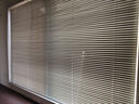 美尔耐L型百叶窗帘免打孔定制铝合金卫生间浴室厨房卧室隐私Z帘透气防窥 6025免打孔【珠光】米白 1平方米 实拍图