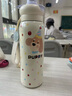 【活动】保温杯女高颜值可爱儿童吸管水杯学生上学专用不锈钢杯子 奶油蛋糕小猫 650ml 实拍图