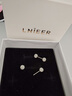 LnieerS925银超闪耳钉养耳洞耳环睡觉免摘ins风女耳骨钉耳蜗钉气质耳饰 925银圆球耳钉5mm一对 实拍图