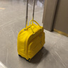 Goby果比拉杆包小型轻便登机箱电脑手提包两用防水旅游箱多口袋行李箱 琥珀黄 16英寸可登机(带电脑夹层） 实拍图