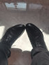 意尔康男鞋时尚英伦风商务正装鞋系带低跟单鞋子男 Y541ZE97411W 黑色 41 实拍图