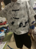 迪士尼（Disney）男童夏季衬衫套装2024新款帅气时髦宝宝中国风衣服儿童短袖两件套 图片色 130cm 晒单实拍图