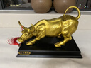 天祥缘 铜牛摆件华尔街旺市牛家居办公室商务送礼股市店铺开业礼品大号 10号铜旺市牛 带底座 实拍图