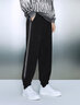 GXG 男装  黑色肌理绒感休闲宽松束脚休闲裤男士 23年冬季新款 黑色 L 实拍图