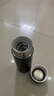 喜式陶瓷内胆钛杯保温杯高档商务茶水分离杯子男女士茶杯水杯送礼 黑色（陶瓷内胆-钛茶隔）450ml 实拍图