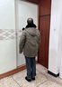 老爷车 中老年羽绒服男中长款内胆活里活面老年人连帽毛领爸爸装送礼男 带毛领-黑色 XL (可穿125-140斤) 实拍图
