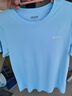 特步（XTEP）童装儿童夏季短袖针织衫短T中大童男童透气速干运动休闲T恤 天际蓝【9012】 150 cm 实拍图