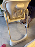 karmababy卡曼宝宝餐椅可折叠多功能婴儿餐椅可坐可躺0-6岁儿童成长餐椅 【212免安装】香槟金pro+抑菌空气棉垫 实拍图