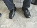 哈森（Harson）头层小牛皮男鞋秋冬运动皮鞋厚底商务休闲鞋真皮通勤高端健步鞋 黑色 四季款 44 (270mm) 实拍图