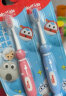 舒客宝贝儿童牙刷猫爪牙刷 细软毛护龈小刷头宝宝牙刷2-3-6岁适用3支装 实拍图