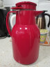 壹滴水（edish）家用保温壶玻璃红胆热水瓶大容量开水壶暖水壶按压式保温瓶 玫瑰红 2L 实拍图