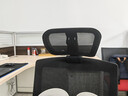 茗芮居办公室椅子加高头枕加装靠头工作椅靠垫护颈头靠免打孔简易可调节 网款黑色 实拍图