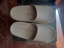百慕倾臣踩屎感拖鞋男士夏季外穿2025新款室内家居厚底防滑eva凉拖鞋夏天 卡其【EVA不臭脚】 42-43 适合41-42（内长265mm） 实拍图